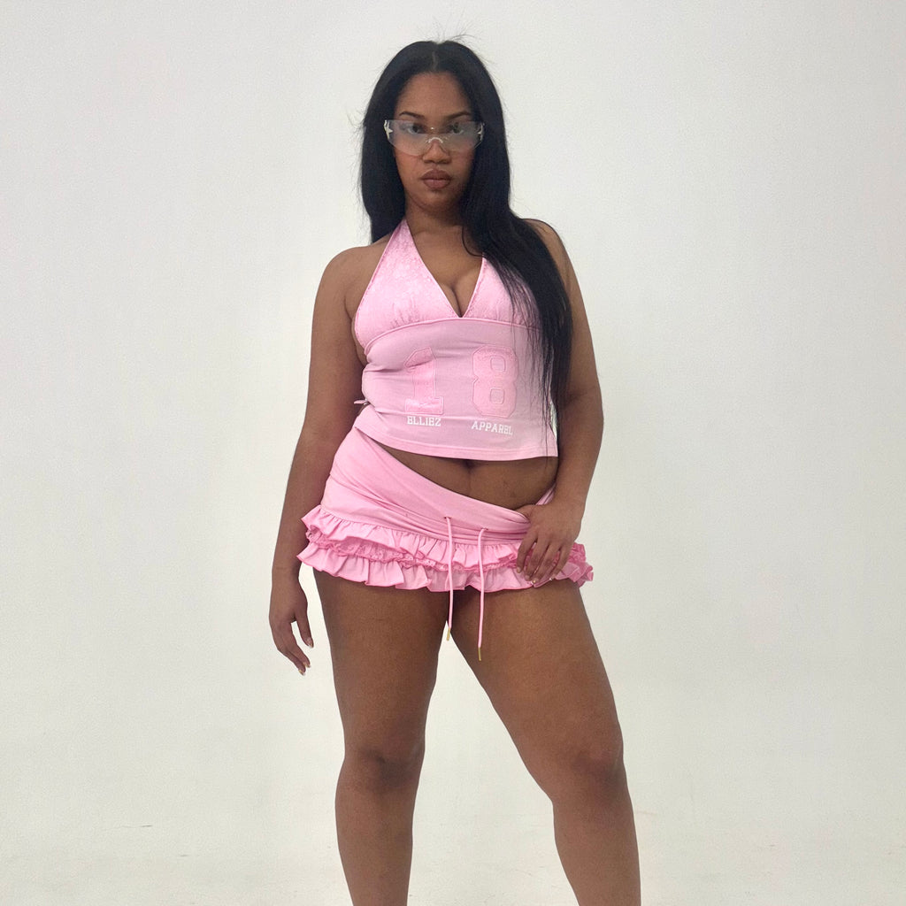 (Pink) Perfect mini skort