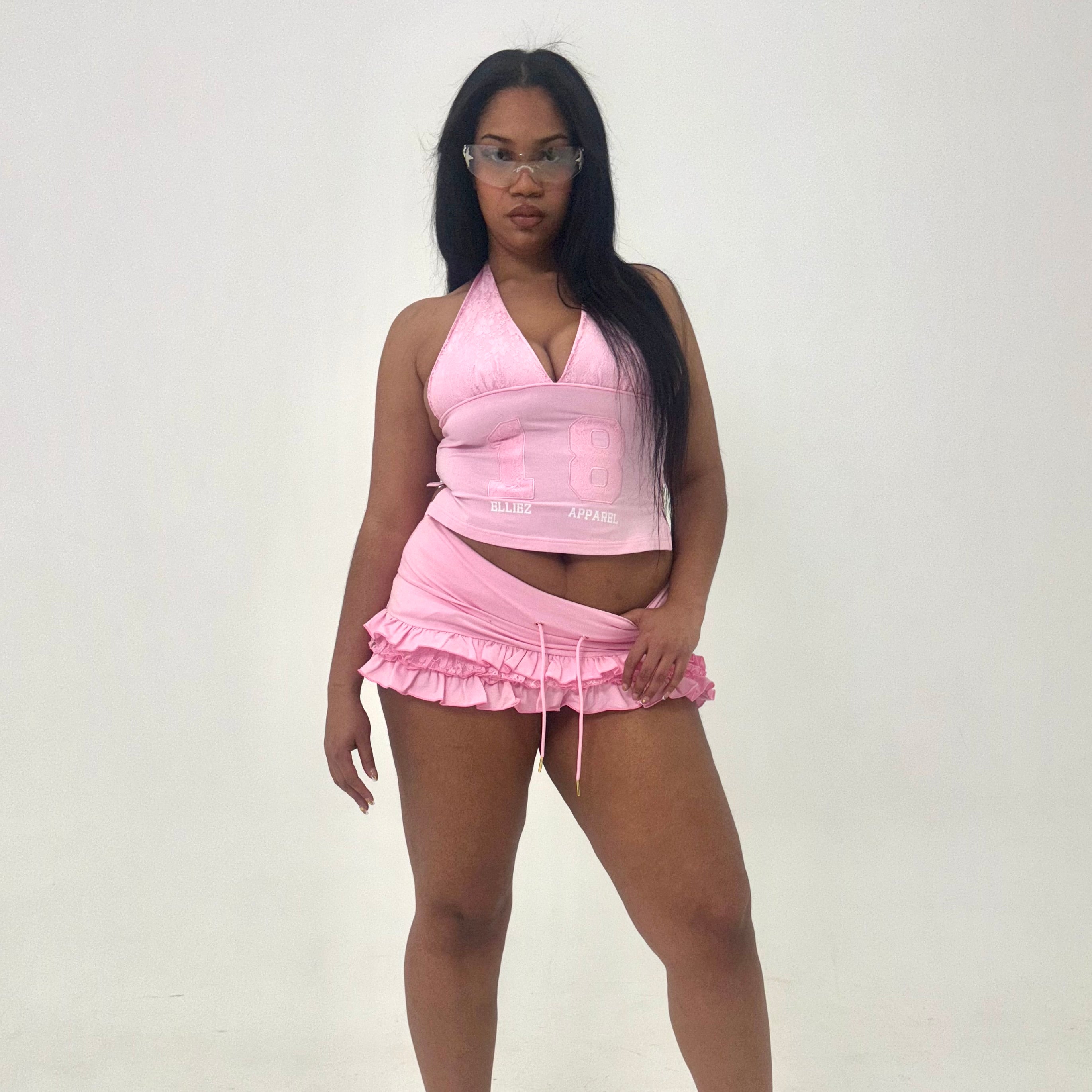 (Pink) Perfect mini skort